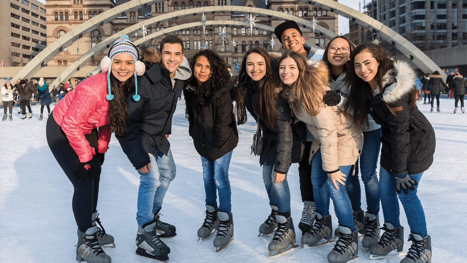 ILAC international students spending time together