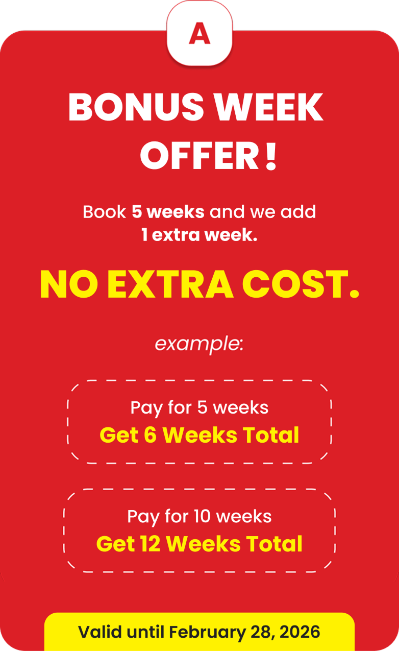 Free Weeks Promo - ILAC Night School