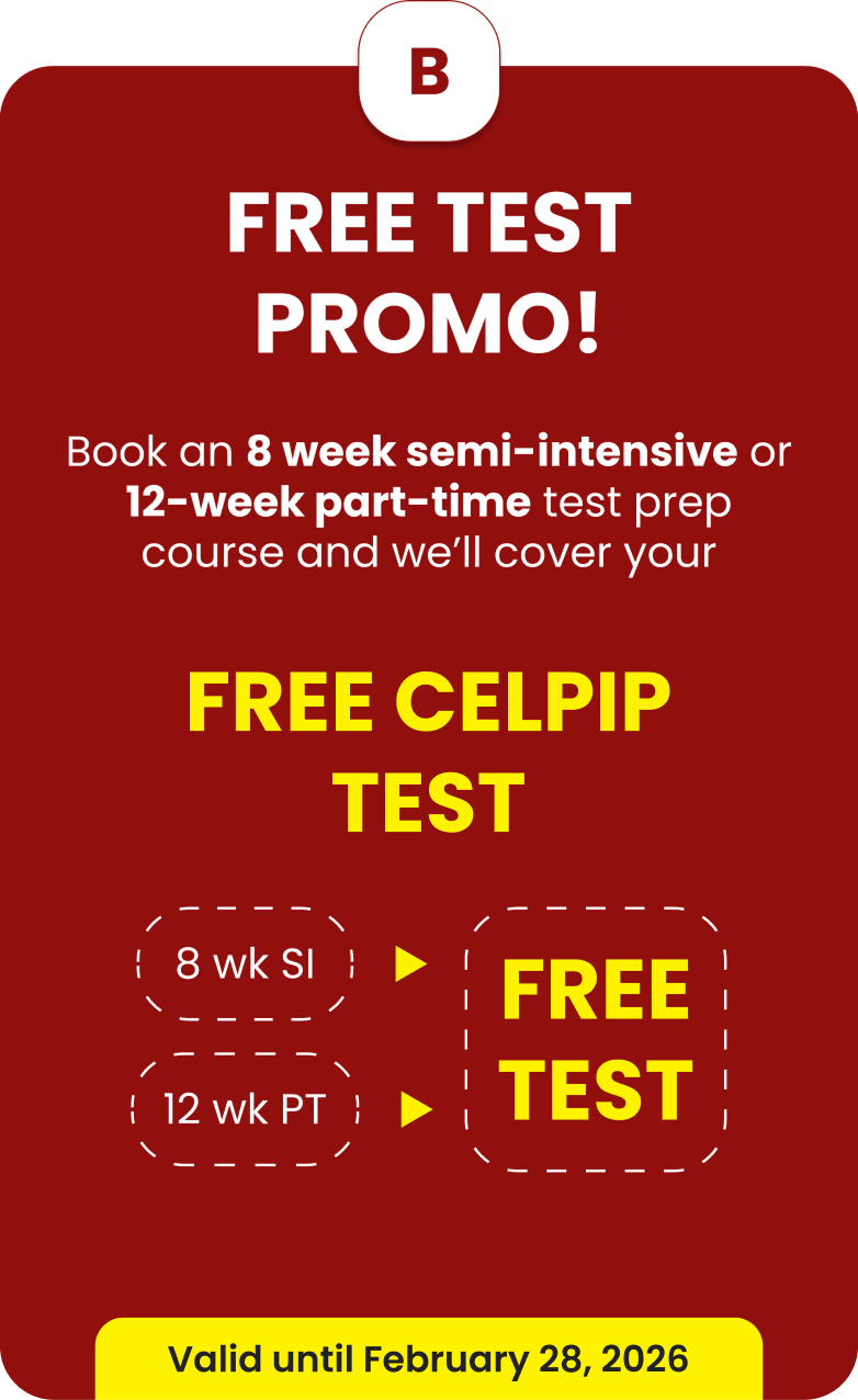 Free Test Promo - ILAC Night School